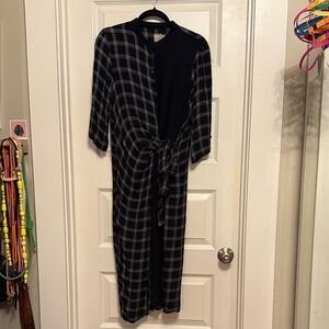 ASOS Black and White Checkered Dress